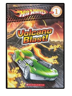 Hot Wheels Volcano Blast Scholastic Reader Level 1